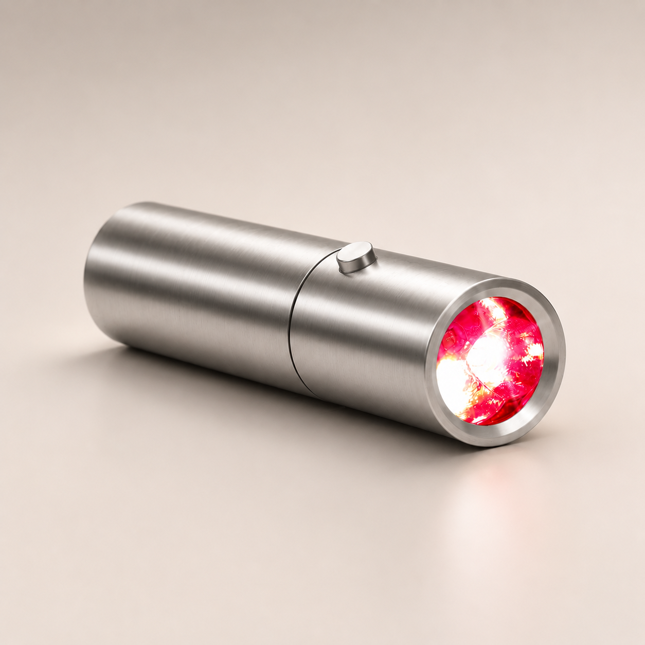 InfraBeam IB-1 studio shot on a soft warm background
