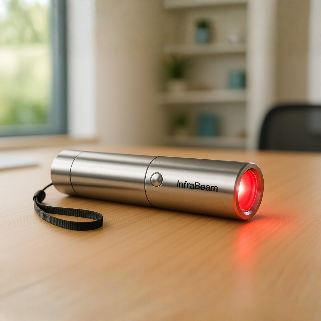 InfraBeam IB-1 on a wood desk